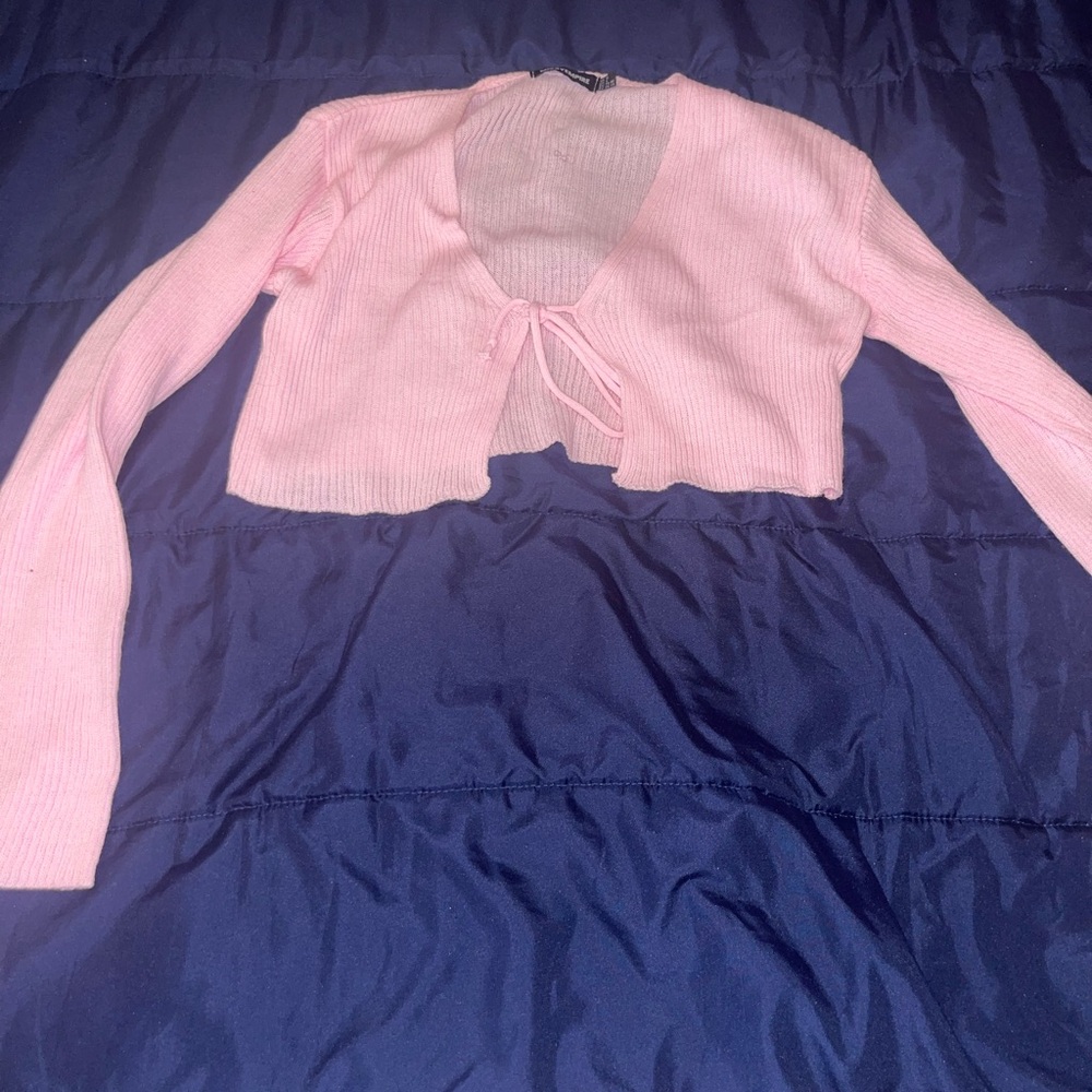 Pink crop top